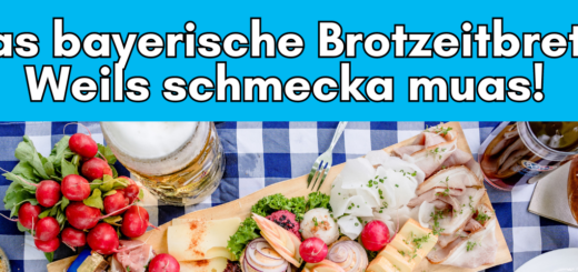 Bayerisches Brotzeitbrett anrichten