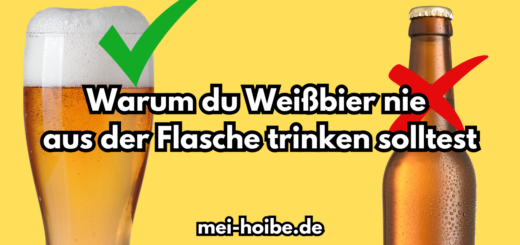 Weizenbier nicht aus Flasche trinken