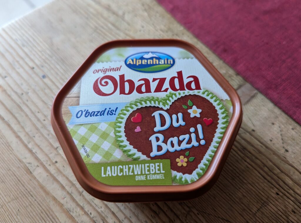 Obazda kaufen Alpenhain Lauchzwiebel ohne Kuemmel