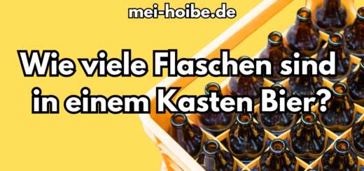 Kasten Bier Flaschen Anzahl