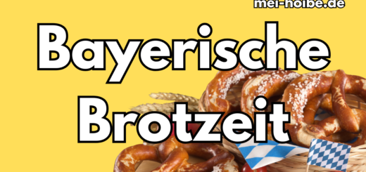 Bayerische Brotzeit mit Brezen, Radieschen und Käse